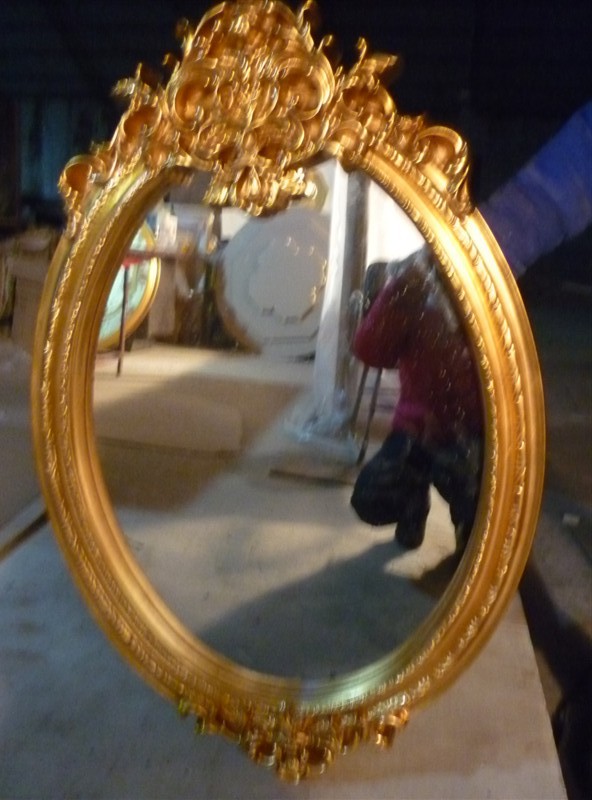 供应玻璃钢镜框 圆塑模具 圆雕模具 玻璃模具 - 2