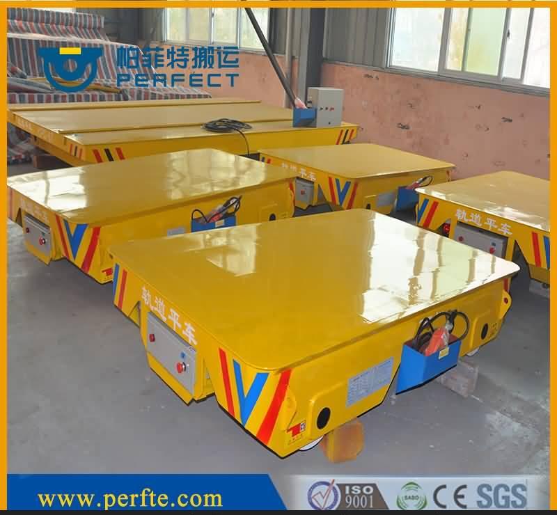 电动高精度自由转弯锻造模具轨道平车大型设备搬运用台车 - 3