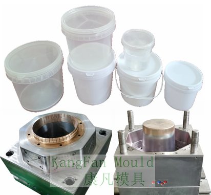 颜料桶模具 化工桶 肥料桶模具 油漆桶模具设计制造