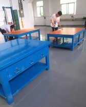 石排钢板工作台-五金模具维修操作台-钢板面铺电木板预防刮花模具