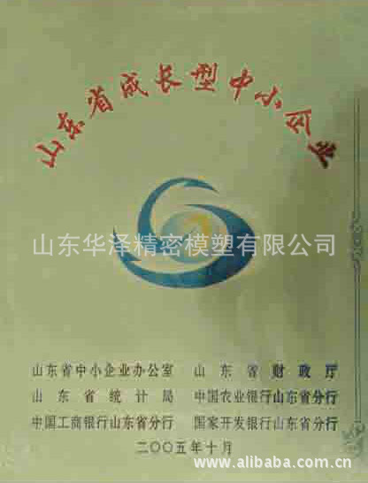 山东省成长型中小企业