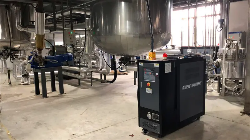 导热油模温机 复合材料成型模具控温 双控温 吹起回油 30-280度 - 2