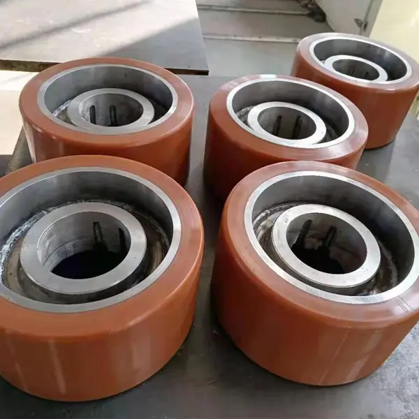 昆山防静电重型聚氨酯承载轮 重载聚氨酯包胶轮免开模具 - 2