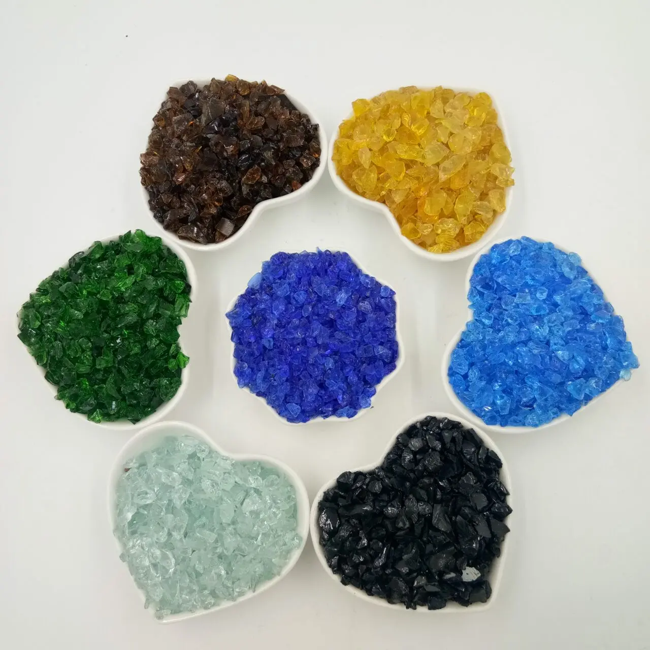 玻璃砂 造景专用 模具喷砂除锈用 鱼缸装饰玻璃块