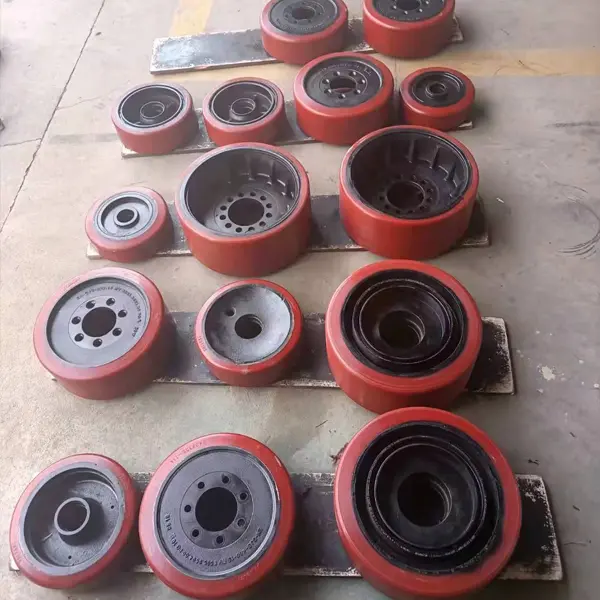 昆山防静电重型聚氨酯承载轮 重载聚氨酯包胶轮免开模具