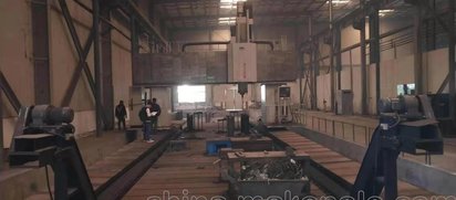 工厂转型赔本出售[中捷4X16米龙门加工中心]二手龙门加工中心