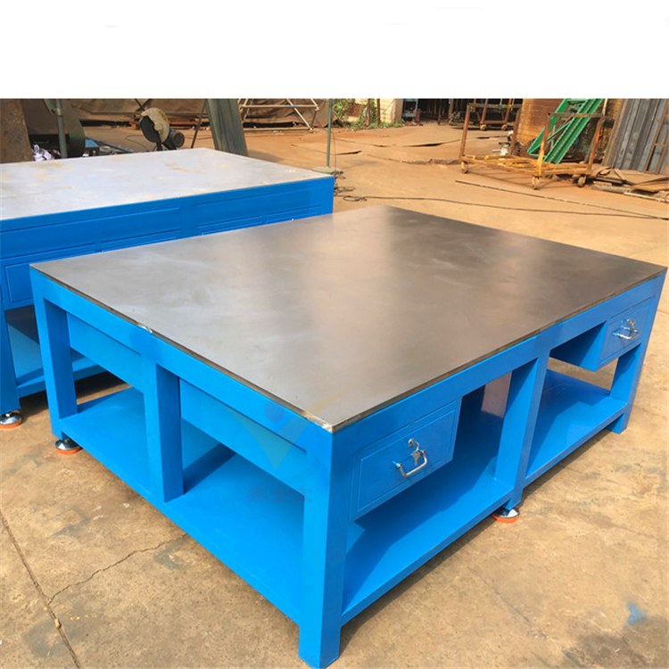 广州白云太和省模台钢板钳工桌模具维修重型钳工台模具厂重型桌子鑫士宝专业定制