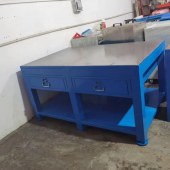 理顿重型抽屉式钳工装配台员工模具维修检测台飞模台模具桌东莞厂家