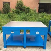 理顿重型抽屉式钳工装配台员工模具维修检测台飞模台模具桌东莞厂家 - 2