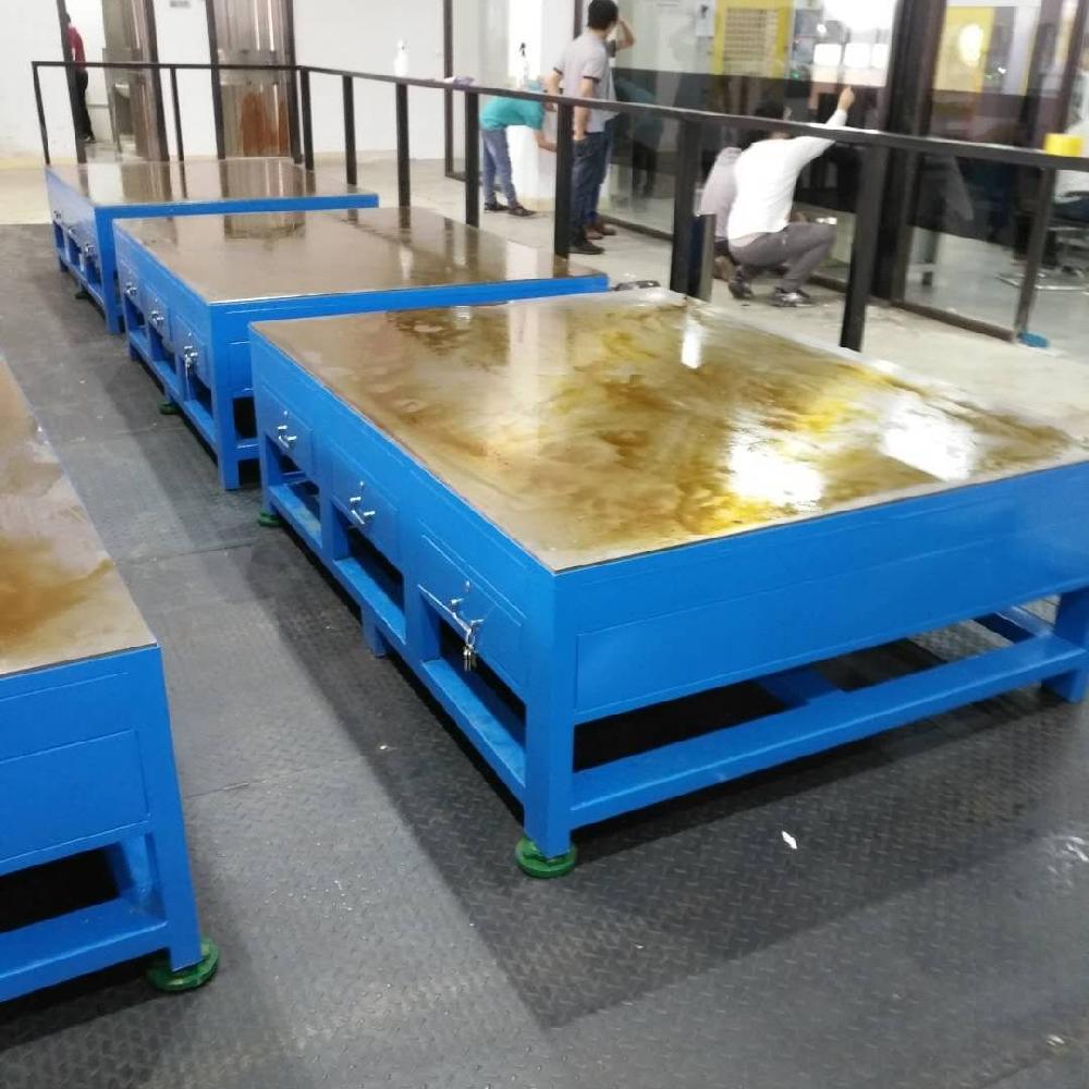 中山模具维修台厂家销售，创优钢板模具台/飞模台/修模台高品质