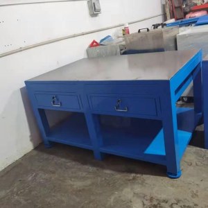 理顿重型抽屉式钳工装配台员工模具维修检测台飞模台模具桌东莞厂家