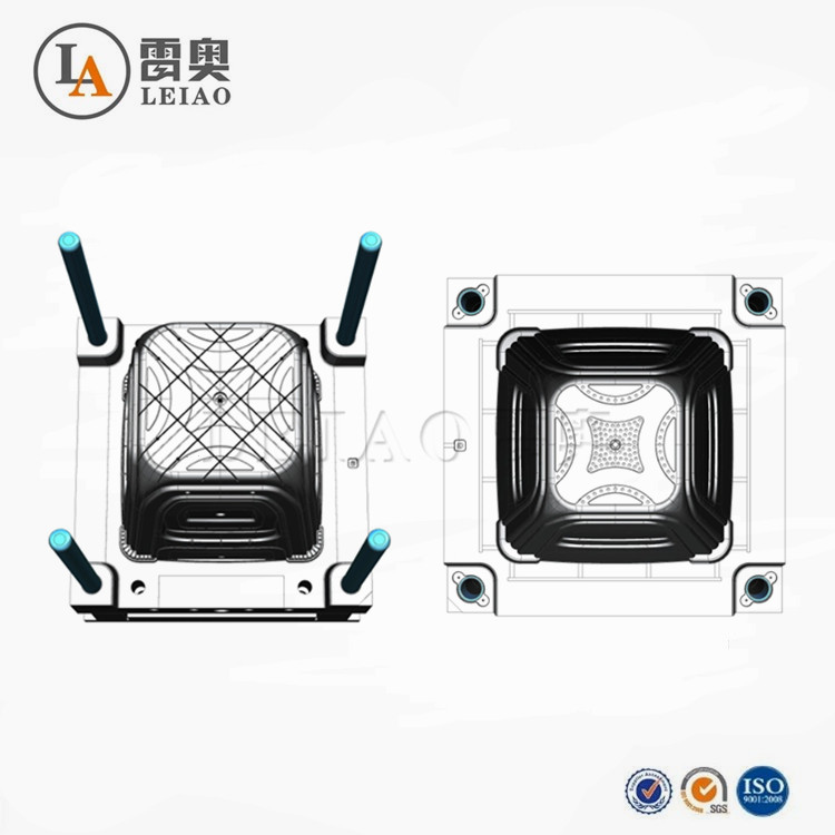 加工定制塑料儿童凳子模具 生产矮凳靠背椅注塑模具厂家开模制造 - 3