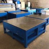 模具打磨桌钢板研磨桌重型合模桌重型省模桌鑫金钢模具维修工作台 - 4