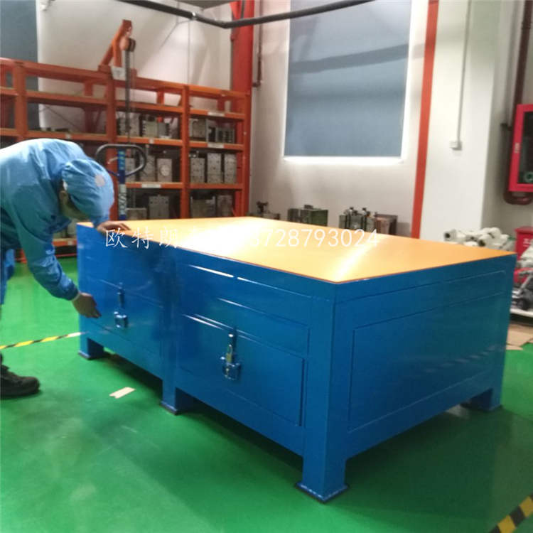 供应东莞钢板模具工作台模具维修台定做重型钳工桌 - 3