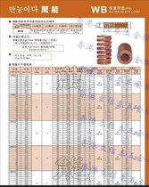 原装韩国进口万能牌茶色模具弹簧