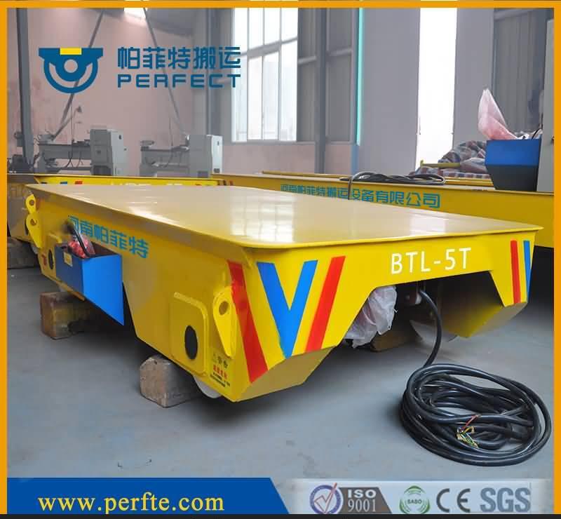 随车人踏操作台自由转弯锻造模具轨道平车大型设备搬运用 - 4