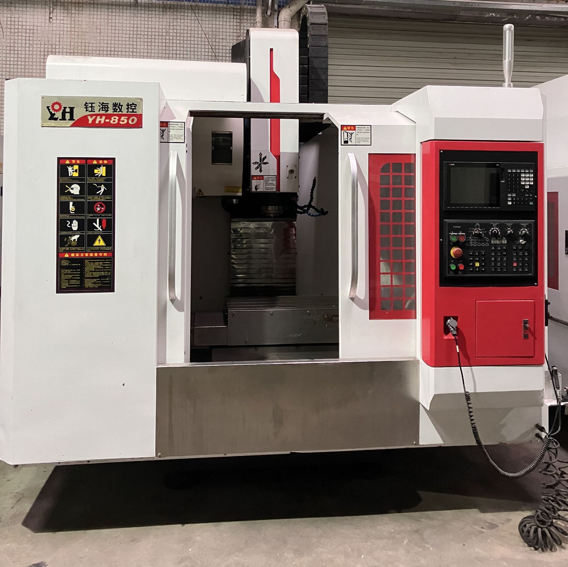 二手850加工中心钰海加工中心三菱M80电脑锣YH-850线轨 - 2