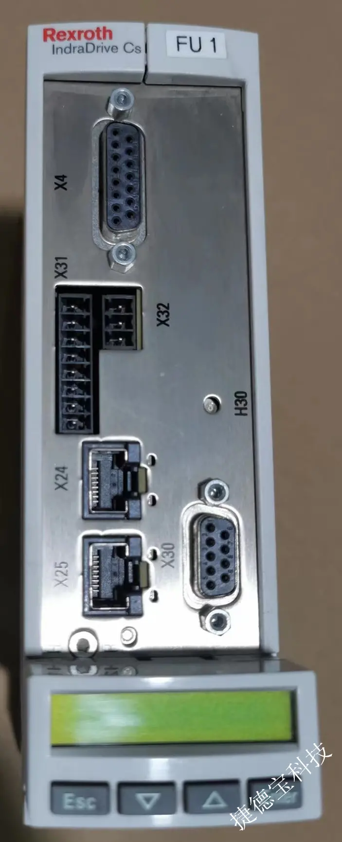 佛山禅城力士乐（Rexroth）ＨＣＳ伺服驱动器报警E2058 选择了并未经过编程的定位块 维修探讨（佛山捷德宝科技）