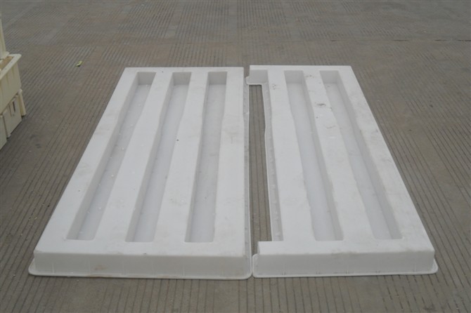 铁路柵栏模具,铁路水泥护栏塑料模具 - 2