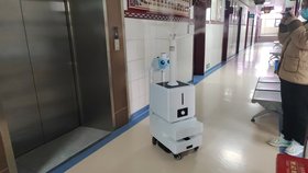 AMR无死角消毒机器人激光识别