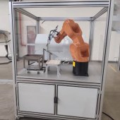 鑫艺工业机器人上下料教学实训平台XY-980A工业机器人机床上下料工作站 - 2