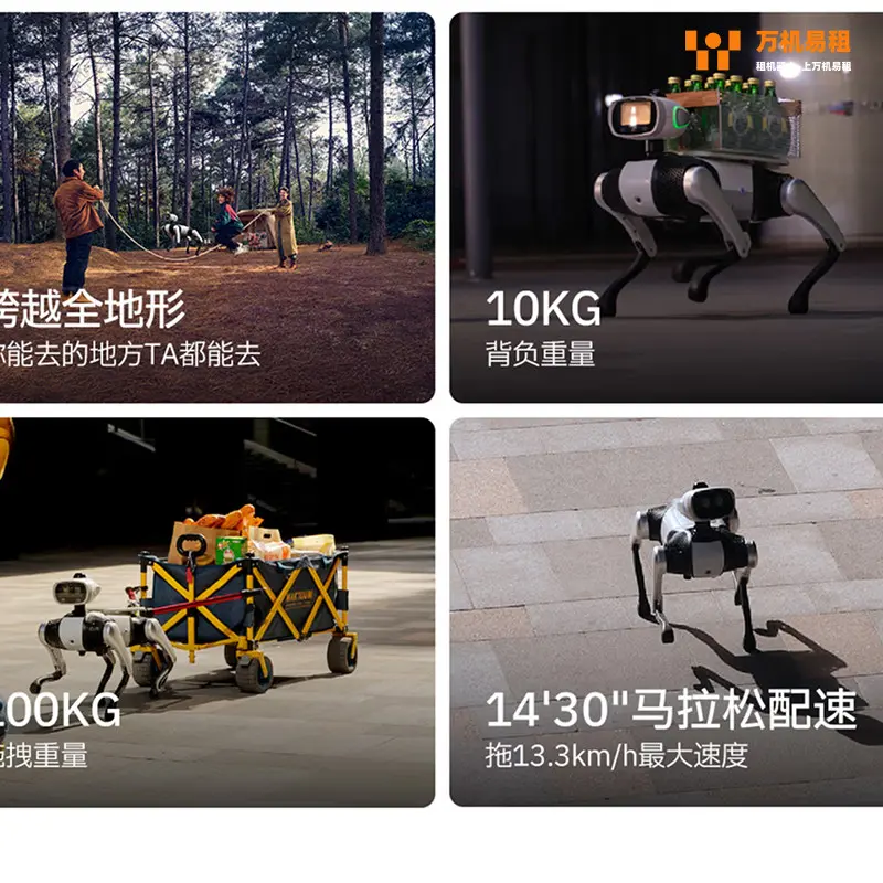 黑龙江双鸭山工业协作机器人租赁,全场景机器人租赁平台-上万机易租