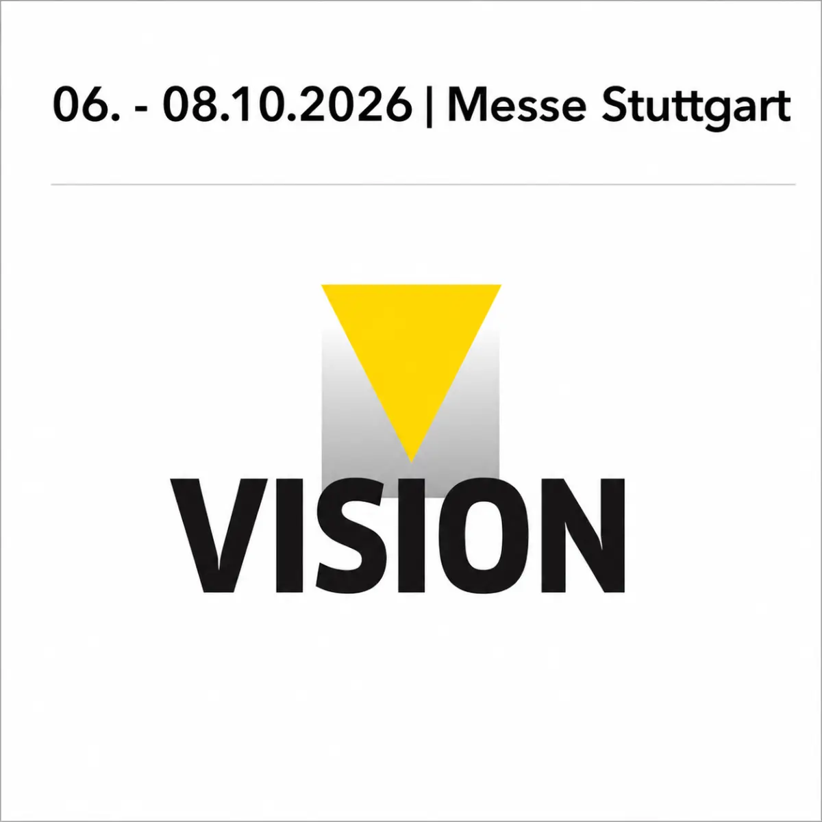 2026德国国际机器视觉展VISION｜全球招展，让3D视觉与机器人形成柔性生产闭环