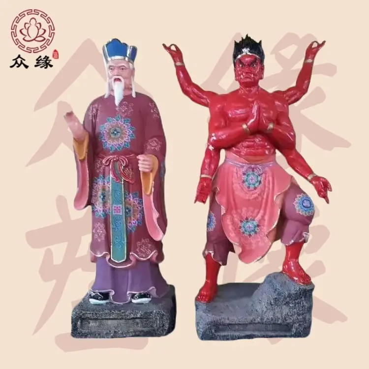 铜雕观音三十二应身贴金像 观自在32应化法相 传统铸造古法工艺 - 4
