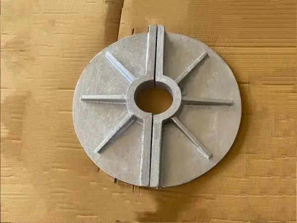 铸铝风机散热盘，铝散热轮，电机轴铝散热轮 - 3