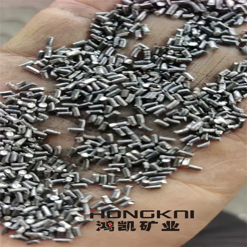 厂家批发1.0mm轮胎钢丝切丸 抛丸机喷砂除锈现货1.5mm钢丝切丸出售 - 2