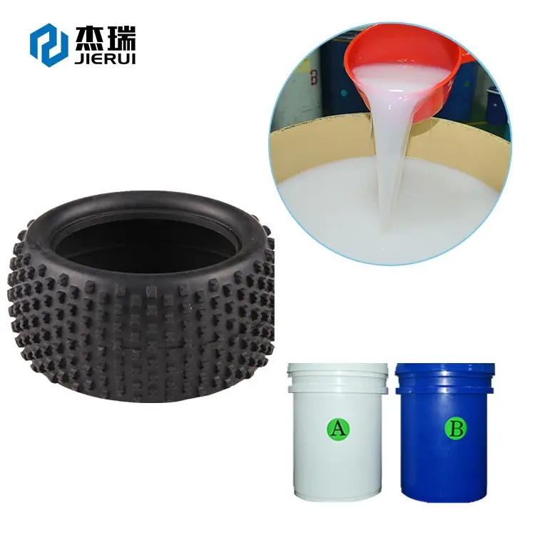 轮胎模具硅胶 双组份室温硫化硅橡胶 轮胎翻模硅胶  轮胎铝模模具铸造硅橡胶 - 3