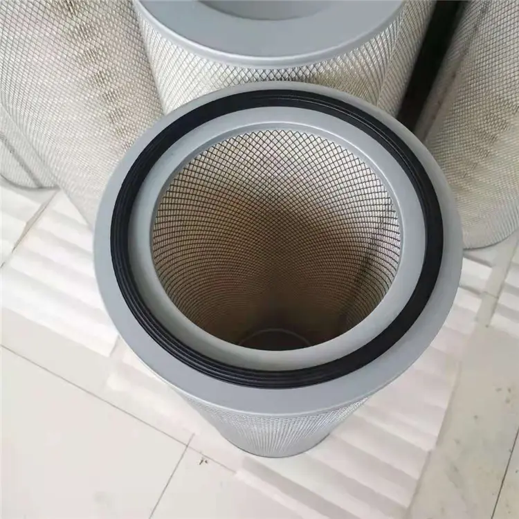 抛丸机阻燃除尘器滤筒P190911 纳米材质粉尘滤芯型号P033768 - 2