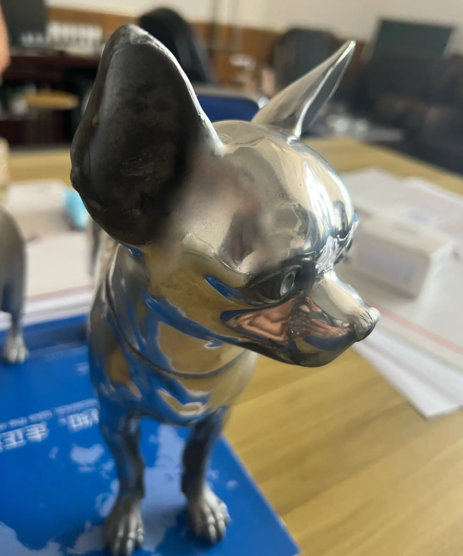 铸铝工艺品小狗
