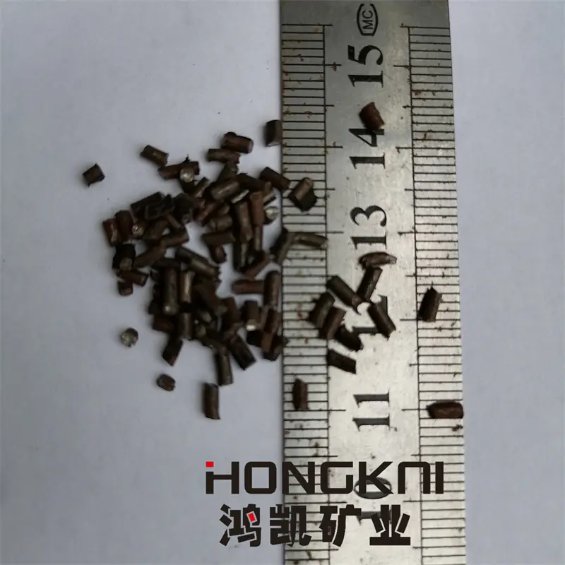 厂家批发1.0mm轮胎钢丝切丸 抛丸机喷砂除锈现货1.5mm钢丝切丸出售