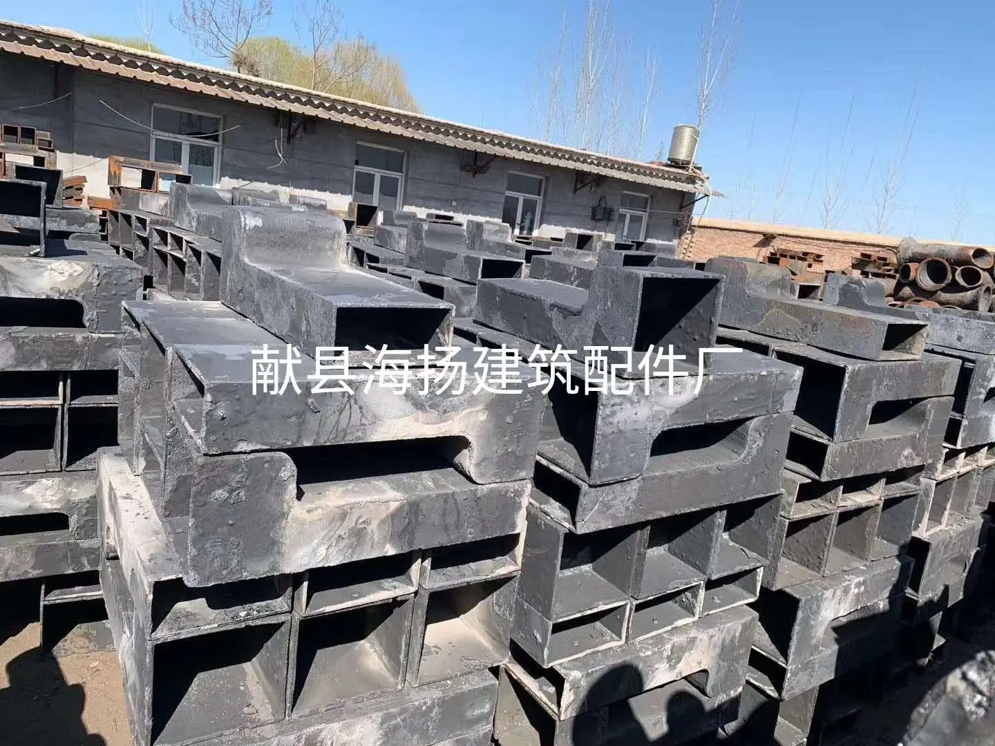 献县海扬建筑配件厂铸造各种泄水管 - 2