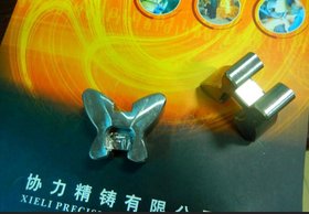 420材质铸造件 420#蝴蝶形状铸件加工处理电脑锣 420铸件机加工
