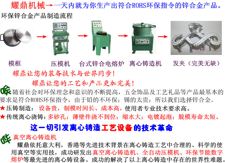 全国联保 节能型离心铸造机 合金饰品机