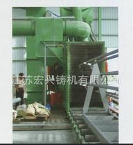 厂家出售 台式建筑石材抛丸机 通过式火烧面石材抛丸机