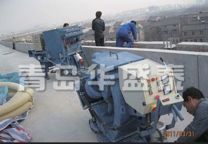 混凝土移动式抛丸清理机 桥面防水抛丸机