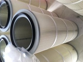 圆形护网除尘滤筒320*660有效保护滤材配套哈尔滨抛丸机