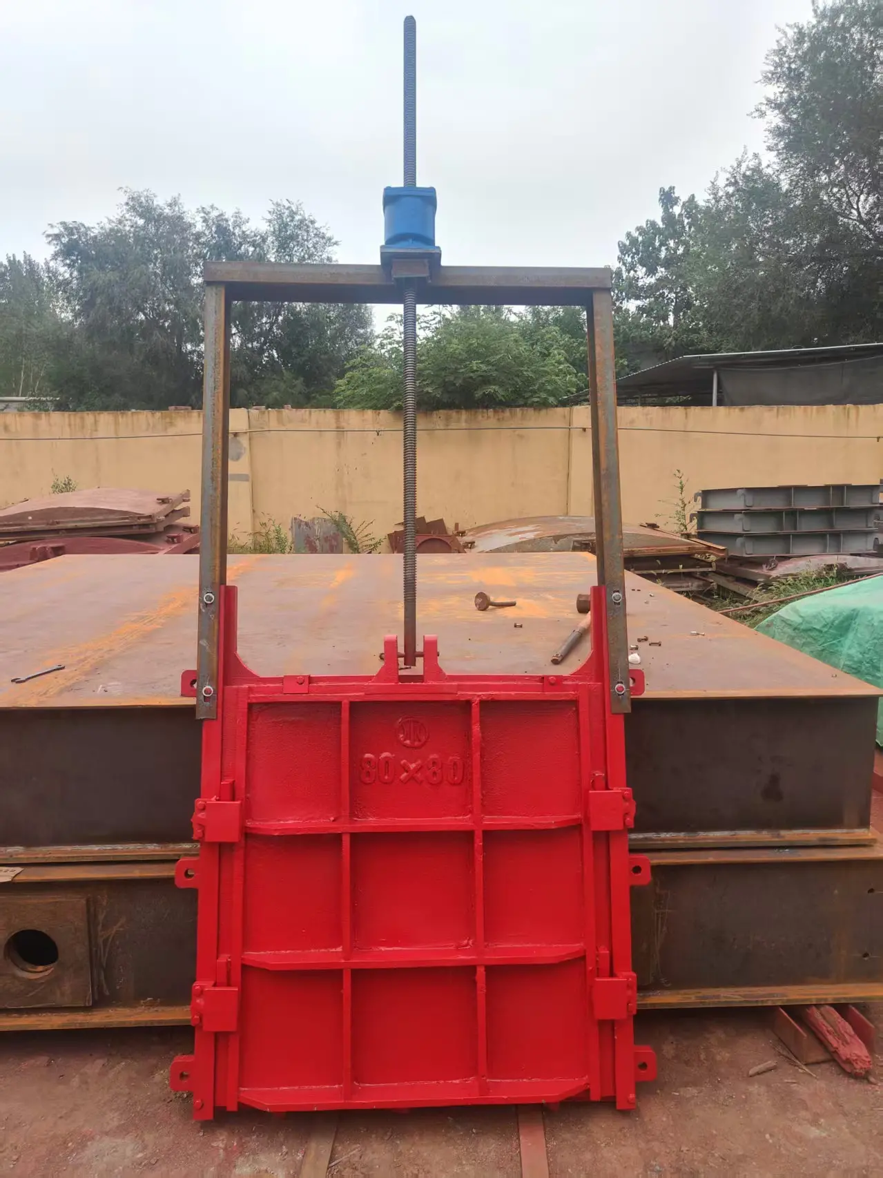 福建2米×2米双向止水铸铁闸门 水闸门厂 生铁铸造水闸 - 2
