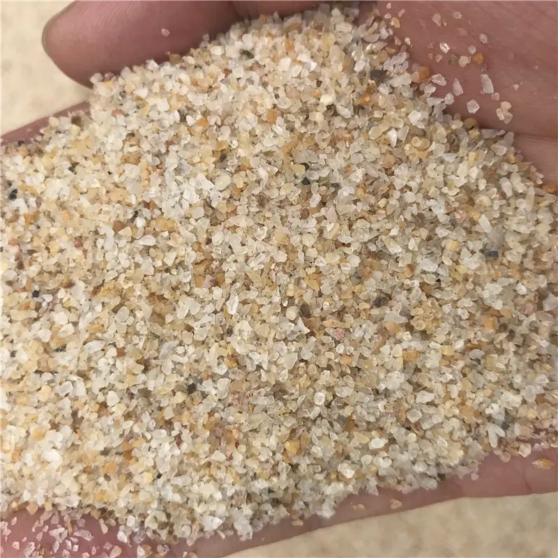 20-40目精致石英砂 冶炼硅铁用石英砂  石英砂滤料 - 2
