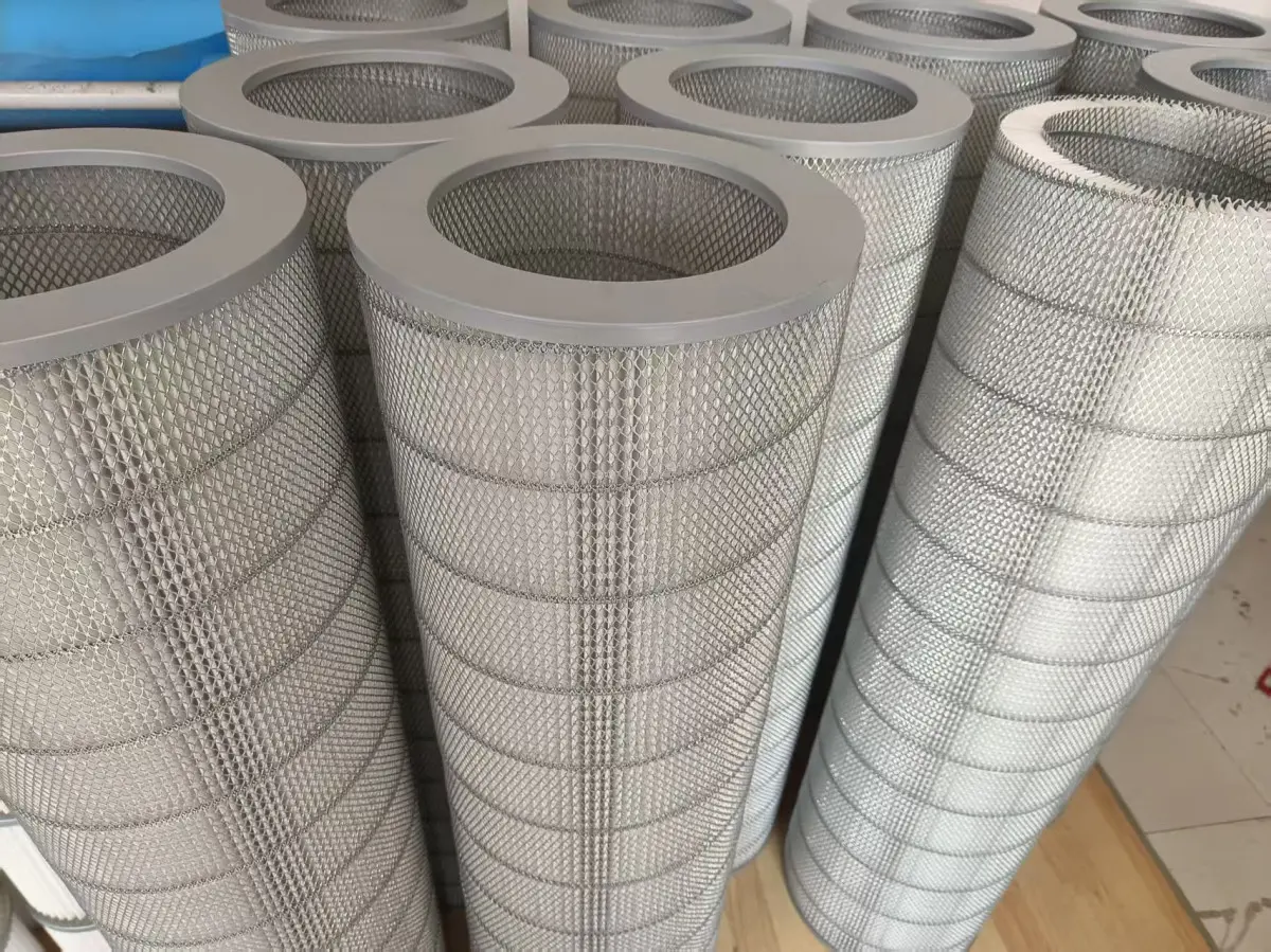 抛丸机配套古河钻井133x2400折叠滤芯