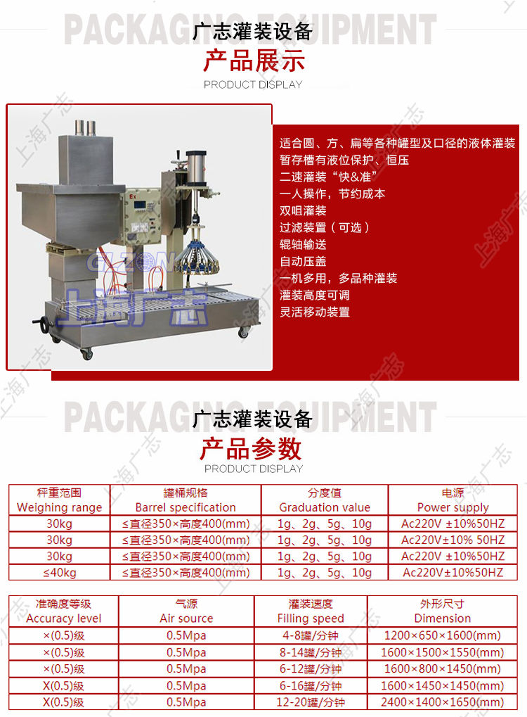50KG防爆型灌装机-消失模涂料灌装机 - 4