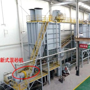 华鑫机械新型连续式转子混砂机HS60 铸造用混砂机 混砂设备