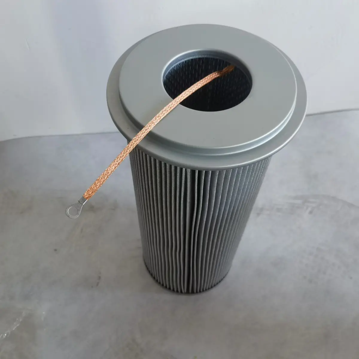 抛丸机打磨除尘滤筒 350×660法兰上装式工业粉尘过滤滤筒