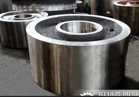 腾飞铸钢大型铸钢件 托轮 水泥机械配件