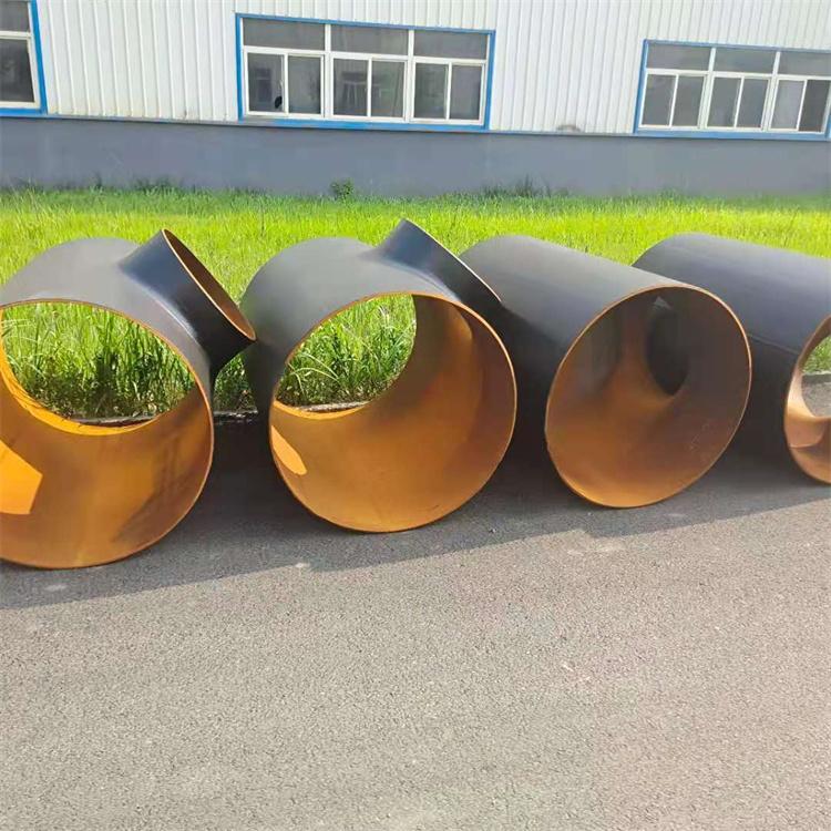万江管道 对焊三通 螺纹水管接头铸造管件工业焊接式